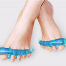 One Pair Silicone Toe Separator Spreader Correction Pain Relief Hallux Valgus M!