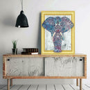 5D DIY Special Shaped Diamond Painting Elephant Embroidery Mosaic Craft Kit