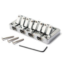 For Bass Guitar L Shape Saddle Parts String Spacing 19mm Chrome 4 String Bridge