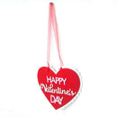 Happy Valentine Day Non-woven Fabric Wall Hanging Board Home Plaques Signs