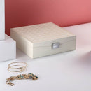 Casegrace Lady Pu Leather Jewelry Box Storage Box Ring Display Case Portabl