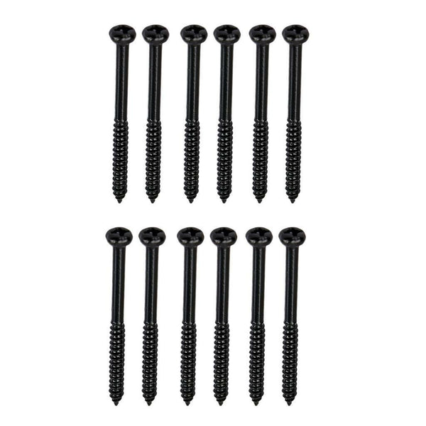 12 Pieces Pickup Mounting Screws for Guitar and Bass Parts