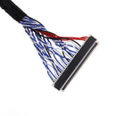 25cm 8 bit lvds cable fix-30 pin 2ch for 17-26inch lcd/led panel controller â„–[