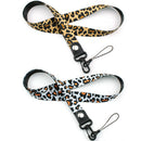Leopard Phone Neck Straps Lanyard For Keys Cheetah ID Card OZ