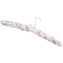 1 Set (5 pcs) Pastoral Floral Print Cotton Padded Cloth Hanger T4D8