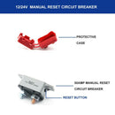 12V/24V Circuit Breaker & Protective Cover Manual Reset Battery Breaker 50A