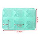 Food Grade Soft Silicone Handmade Ice Mold Six Owls Soap Molds for Soap Mak3 Gw