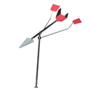 Stainless Steel Boat Wind Direction Meter Tool  L: 380mm W: 200 mm H: 57mm