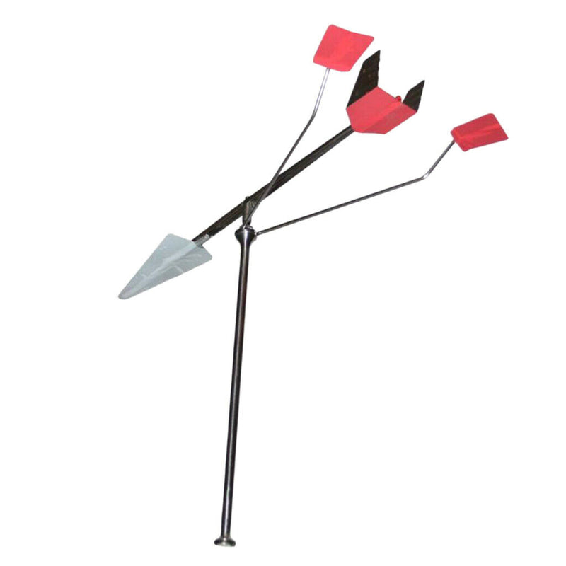 Stainless Steel Boat Wind Direction Meter Tool  L: 380mm W: 200 mm H: 57mm