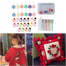 46x Knitting Crochet Yarn Needle Locking Stitch Markers Holder Craft Tools Kit