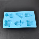 6-cavity Baby Cake Mould Chocolate Fondant Cake Candy Pastry Jelly Silicon Mold