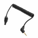 2.5mm Plug to C3 Remote Control Shutter Cords Flash Light Cable for Camera Canon