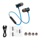 Magnetic Wireless Bluetooth 5.0 Earphone Sports Neck Hanging Stereo Earpiec D9D6