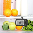 Refrigerator Thermometer (2 Packs), Hooked Waterproof Refrigerator Thermome