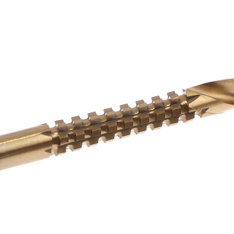 6Pcs Cobalt Left Hand Drill Bit Set Screw Metric Composite Tap Drill Bit TaS Ew