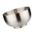 Stainless Steel Double Wall Bowls Soup Serving Bowl Home Restaurant L Size