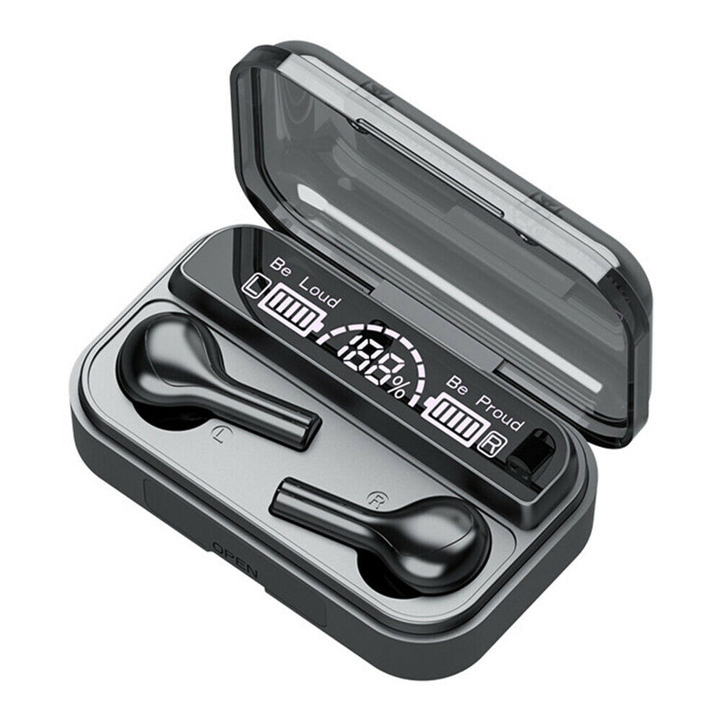 Wireless Bluetooth Earphones Music Sport TWS Handsfree Waterproof Headphone A