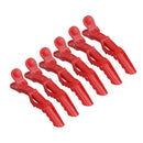 6PCS Plastic Makeup Styling Clips Cutting Alligator Clips Barrettes No Trace