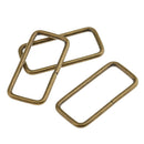 40 x Metal Leather Bag Strap Belt Web Adjust Tri-glide Buckle Slider 38x16mm