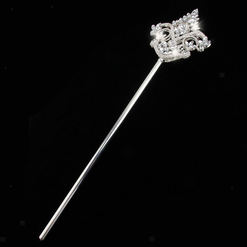 Dazzling Bridal Scepter Pageant Bridal Fairy Magic Wand Party Photo Props