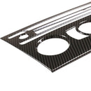 Carbon Fiber Central Control Volume Button Panel Cover Trim for BMW X1 2011