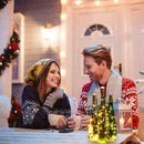 Creative Wine Bottle Lights Diamond Shaped LED Xmas S3T2 Cork String Light G1Q7