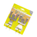 2X Stainless Steel Lovers Shaped Hooks House Hanger Clothes Storage Rack Tool ME