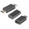 3pcs Pack Type-C USB-C Extension Coupler Adapter Connector Connector Plug