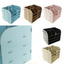 Desktop Organizer Office Storage Rack Wood Display Shelf Display gray