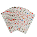 50pcs Christmas Gift Food Waxed Paper Waterproof Pastry Candy Wrapping DIY