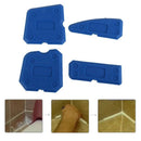 4 pcs Silicone Sealant Spreader Profile Applicator Tile Grout Tool Home Hel H8N1