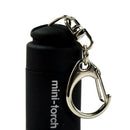Portable Handheld Mini LED Flashlight Keychain for Hiking Night Party Black