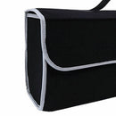 Trunk Organizer Felt Cloth Foldable Car SUV Storage Bag Cargo Box Portable Black