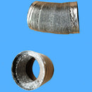 Aluminum Tube Ducting Hose Ventilation Tube Air Pipe Exhaust Tube 10cm-2m