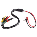 2 Alligator Clips 2 Banana Plugs 4 Hook Clips Power Supply Test Lead KitsJCAU Gw