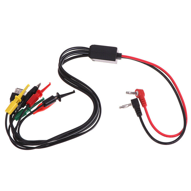 2 Alligator Clips 2 Banana Plugs 4 Hook Clips Power Supply Test Lead KitsJCAU Gw