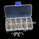 340Pcs M3 3mm Stainless Steel Button Head Allen Bolts Screws Nuts Assortment Kit