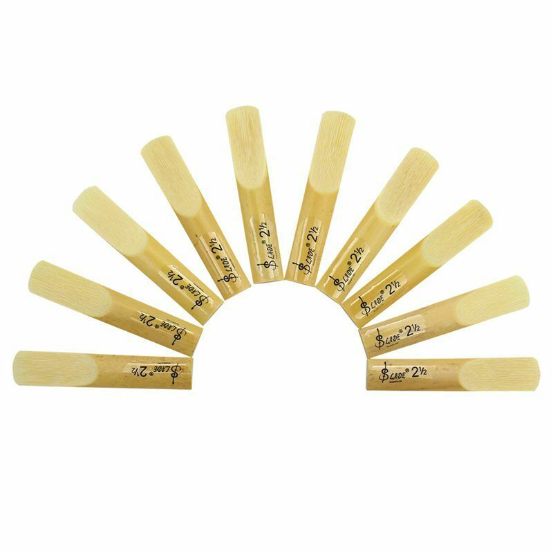 10pcs/box SLADE Alto bE Saxophone Reeds Bamboo 2-1/2 Sax Reed Strength 2.5