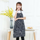 Tableware Style Unisex Solid Cooking Restaurant Bib Apron with Pocket