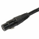 3 Pin XLR Female Jack to Dual 2 Male Plug Y Splitter Cable Adaptor Cord 1Ft
