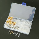 100 Set Premium 4mm Male and Female Bullet Terminals Wire Connector Cover