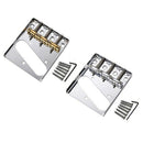 Electric Guitar 3 Tl Saddle Ashtray Saddle Bridge with Screws for Fender Te C2L8