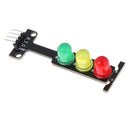 DC 5V mini led traffic light module 5mm red yellow green color led displayME