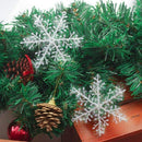 White Snowflakes Christmas Decorations Supplies Hanging Ornaments for Holid M8Q1