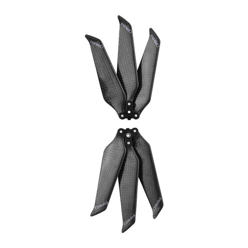 1 Pair 3-Blade Carbon Fiber Propeller Wings Accessories For DJI MAVIC 2