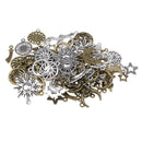 80PCS Hollow Out Star Moon Sun Shape Pendants Bracelets Necklace Jewelry DIY