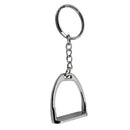 1Pcs Simple Elegant Design Western Stirrup Keychain Key Ring Hanger Tool Fo H2M4