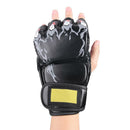 Grappling Half Finger MMA Gloves PU Training Punching Bag Boxing Sparring Gloves