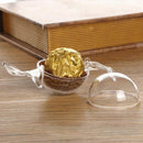 12pc Plastic Candy Boxes Lovely Candy Shape Candy Box Round Chocolate Candy O5C7
