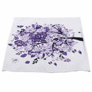 Purple Tree Printed Linen Placemats for Kitchen Washable Table Mats Non-sli
